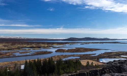 Zdjecie ISLANDIA / - / Þingvellir / Na styku 2 wielkich pyt