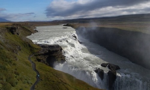 Zdjecie ISLANDIA / - / Gullfoss / Water