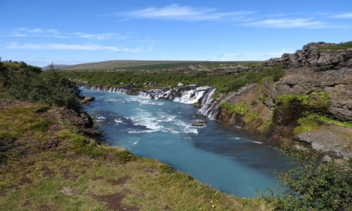 Zdjecie ISLANDIA / Wodospad Barnafoss / Wodospady / Islandia