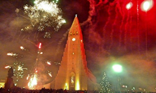 Zdjęcie ISLANDIA / Reykjanes / Reykjavik / Mamy Nowy Rok