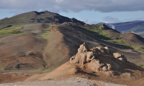 Zdjecie ISLANDIA / okolice jeziora Myvatn / Namafjall  / Trudno byo oderwa oczy