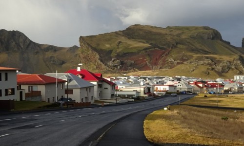 Zdjecie ISLANDIA / Vestmannaeyjar / Heimaey / Dzisiaj nie wida skutkw wybuchu wulkanu