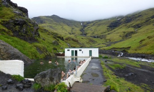 Zdjęcie ISLANDIA / Islandia / Islandia / Najstarszy basen Seljavallalaug