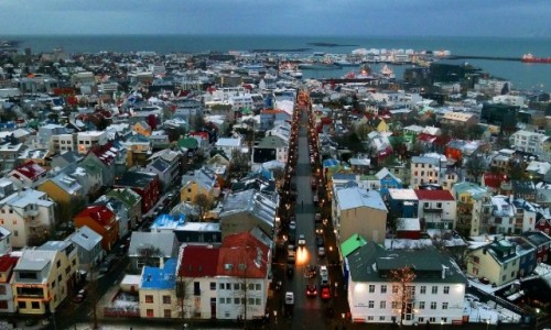 Zdjęcie ISLANDIA / Reykjanes / Reykjavik / Reykjavik po południu