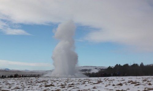 Zdjcie ISLANDIA / Geysir / Strokkur / Erupcja