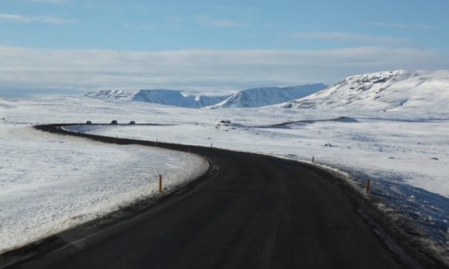 Zdjecie ISLANDIA / Reykjavik / Do wodospadu / Droga