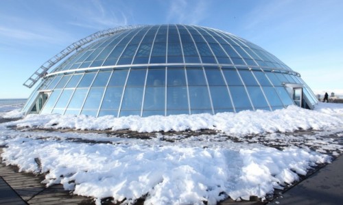 Zdjcie ISLANDIA / Reykjavik / Perlan / Dach