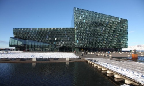 Zdjcie ISLANDIA / Reykjavik / Port / Harpa - Concert Hall