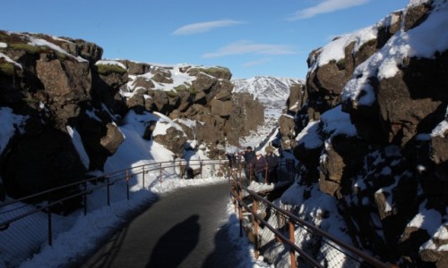Zdjecie ISLANDIA / Park Narodowy Thingvellir  / . / Wwz Almannagja.
