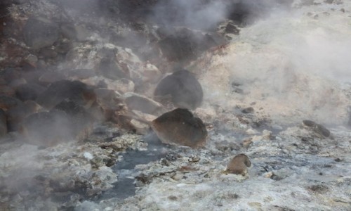 Zdjecie ISLANDIA / Reykjavik / Krysuvik / Pole geotermalne Seltun