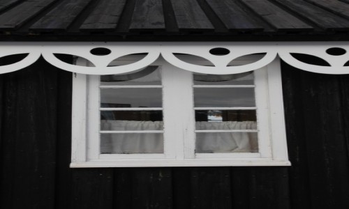 Zdjęcie ISLANDIA / Reykjavik / Skansen w Arbaejarsafn / Okienko