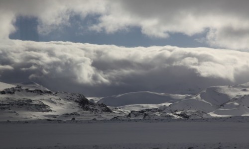 Zdjęcie ISLANDIA / Reykjavik / . / W drodze na lodowiec Langjokull