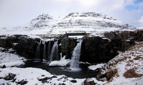 Zdjcie ISLANDIA / Pwysep Snæfellsnes / Grundarfjordur / Wodospad Kirkjufellsfoss 