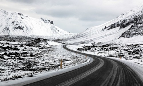 Zdjecie ISLANDIA / Pwysep Snæfellsnes / Arnarstapi / Grska droga