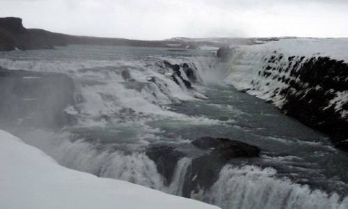 Zdjęcie ISLANDIA / Rzeka Hvítá  / Hvita / Wodospad Gullfoss