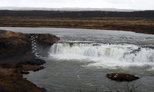 Zdjęcie ISLANDIA / Tungufljót / Tungufljót / Wodospad Faxi