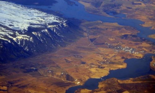 Zdjęcie ISLANDIA / Islandia / Islandia / Z lotu ptaka