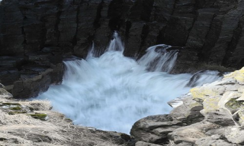 Zdjcie ISLANDIA / Pwysep Snæfellsnes / Arnarstapi / Wodny spektakl