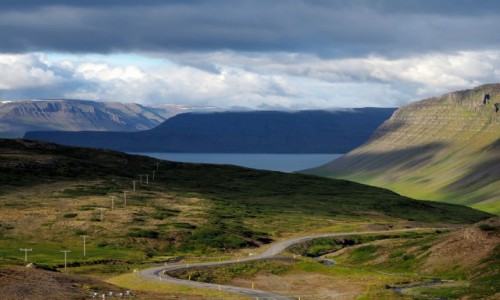 Zdjcie ISLANDIA / Fiordy zachodnie / okolice Bildudalur / Droga