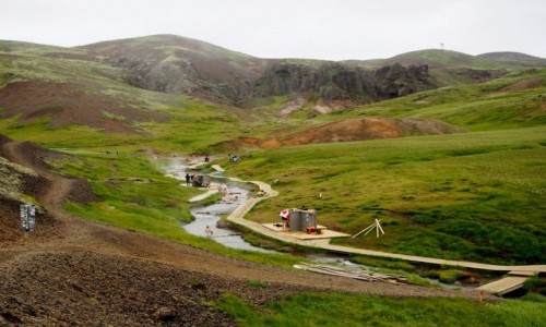 Zdjęcie ISLANDIA / Islandia południowo-zachodnia / Hveragerdi / Reykjadalur
