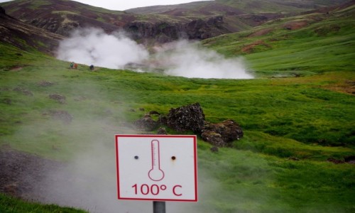 Zdjęcie ISLANDIA / Islandia południowo-zachodnia / Hveragerdi / Reykjadalur