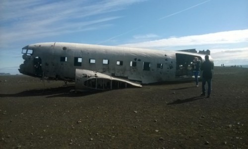 Zdjecie ISLANDIA / - / kolo oceanu / Amerykanski Douglas Super DC-3 