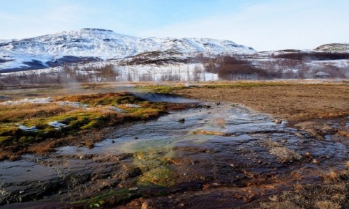 Zdjecie ISLANDIA / okolice Reykjaviku / Geysir / Zimowa Islandia