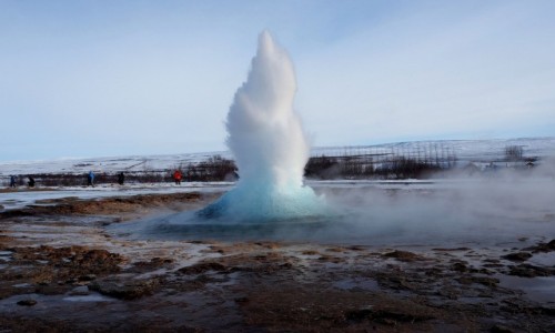 Zdjecie ISLANDIA / okolice Reykjaviku / Geysir, Zoty krg / Gejzer Strokkur