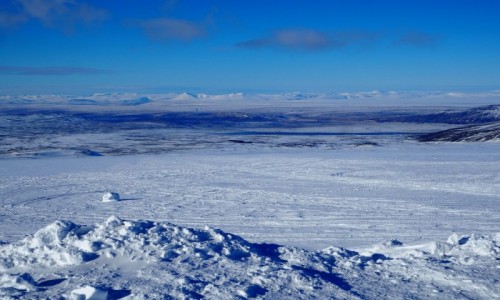 Zdjecie ISLANDIA / zachodnia  Islandia / okolice Langjkull / Zimowa Islandia