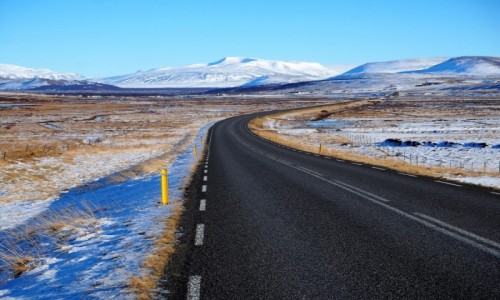 Zdjcie ISLANDIA / Zachodnia Islandia / w drodze / Droga