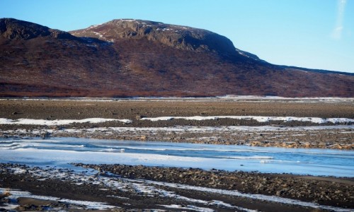 Zdjcie ISLANDIA / zachodnia Islandia / okolice lodowca Langjkull / Surowy islandzki krajobraz