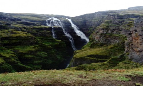 Zdjecie ISLANDIA / zachodni / Botnsdalur / Wodospad Glymur