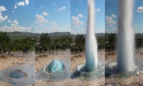 Zdjcie ISLANDIA / pld / gejzer Strokkur / gejzer