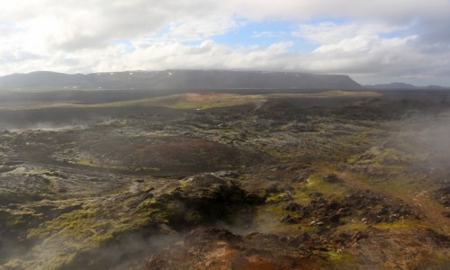 Zdjcie ISLANDIA / polnoc / Pole lawowe Leirhnjukur / Pole lawowe....