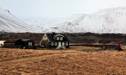 Zdjcie ISLANDIA /  Pwysep Snæfellsnes / Arnarstapi / Piknie zim i latem