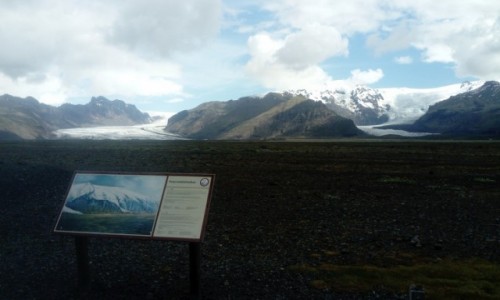 Zdjęcie ISLANDIA / dorga nr 1 / Hvannadalshnukur / snieżne wulkany