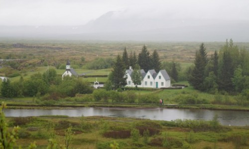 Zdjęcie ISLANDIA / Thingvellir / Thingvellir / letni dom prezydenta