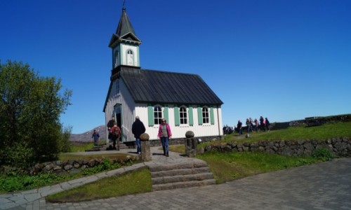 Zdjęcie ISLANDIA / Thingvellir / Thingvellir / Kościółek