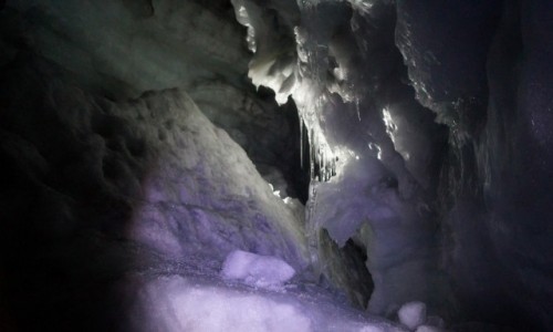Zdjecie ISLANDIA / Langjkull / Langjkull / Wewntrz lodowca