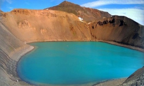 Zdjecie ISLANDIA / Okolice Myvatn / Wulkan Krafla / Krater Viti