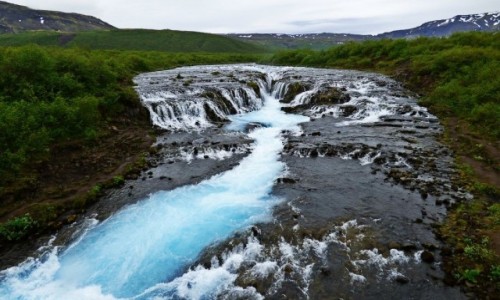 Zdjecie ISLANDIA / Zoty Krg / Bruarfoss / Islandia - kraina tysica planet