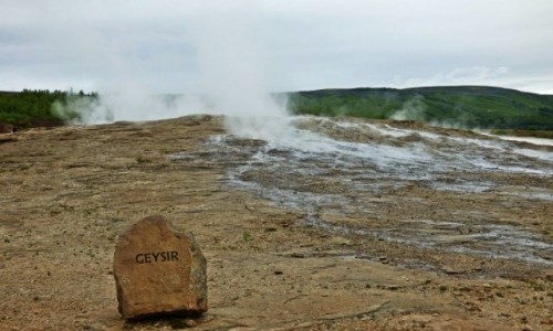 Zdjcie ISLANDIA / Zoty Krg / Geysir / Islandia - kraina tysica planet