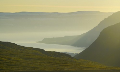 Zdjecie ISLANDIA / Fjordy Zachodnie / nocleg nad Isafjordur / Przed witem...