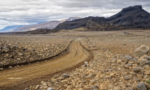 Zdjcie ISLANDIA / srodkowa Islandia / interior / Drogi w interiorze