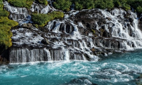 Zdjcie ISLANDIA / rodkowa Islandia / Hraunfossar / Ten, ktry mnie zachwyci...