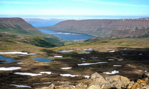 Zdjcie ISLANDIA / Fjordy Zachodnie / nocleg nad Isafjordur / Isafjordur z gry