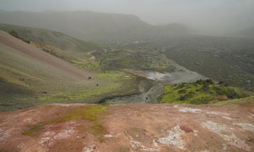 Zdjecie ISLANDIA / Landmanalaugar / Landmanalaugar / Tczowe Gry we mgle
