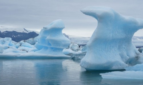 Zdjecie ISLANDIA / lodowiec Vatnajokull / laguna Jokulsarlon / Zatoka lodowa...