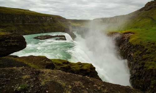 Zdjecie ISLANDIA / Poudnie wyspy / Okolice Reykjaviku / Wodospad Gullfoss