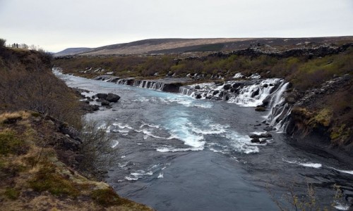 Zdjcie ISLANDIA / Islandia Zachodnia / Hraunfossar / Wodospad Hraunfossar